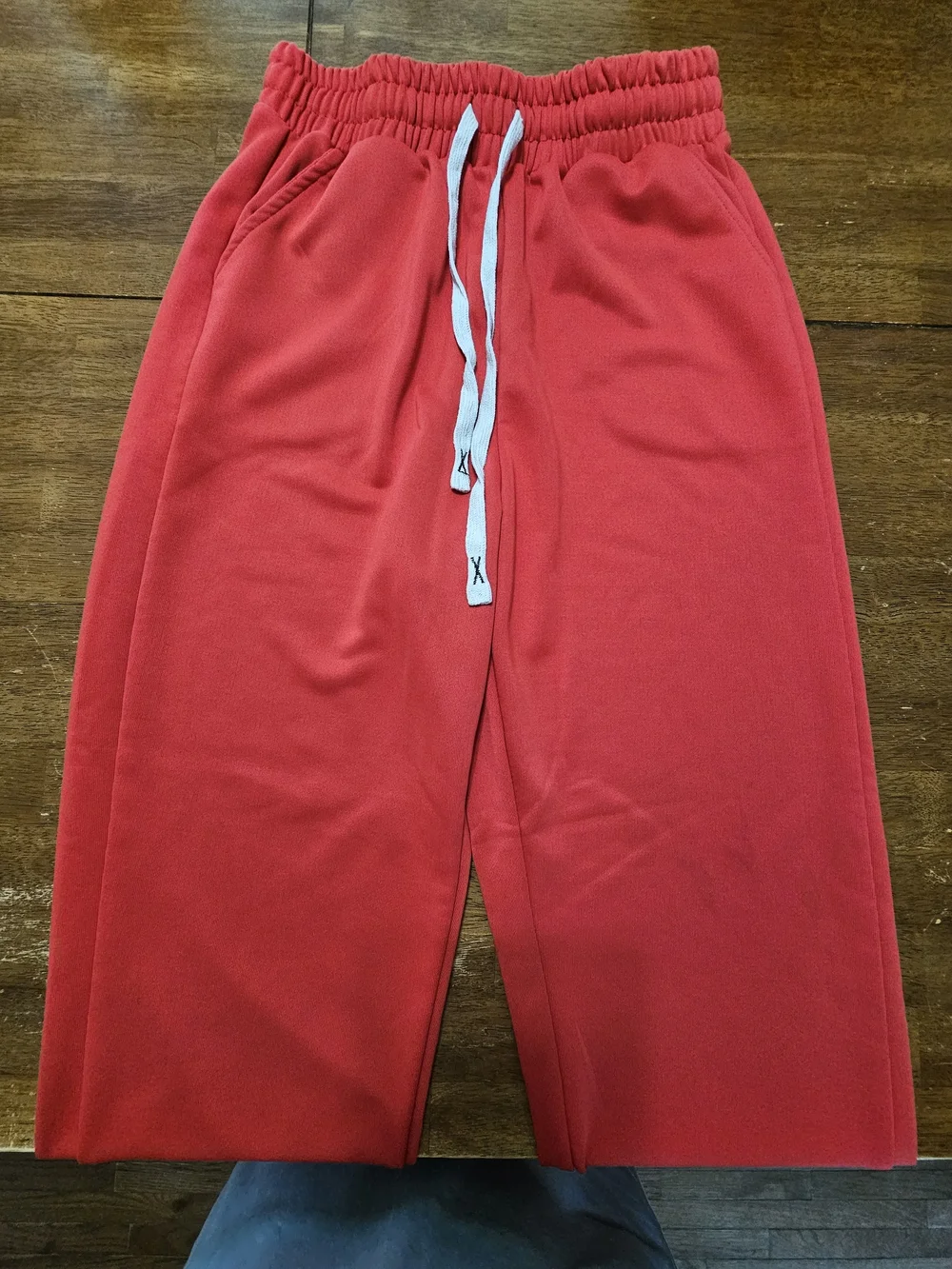 Kids Red Jogger Bottoms - Comfortable Elastic Waist